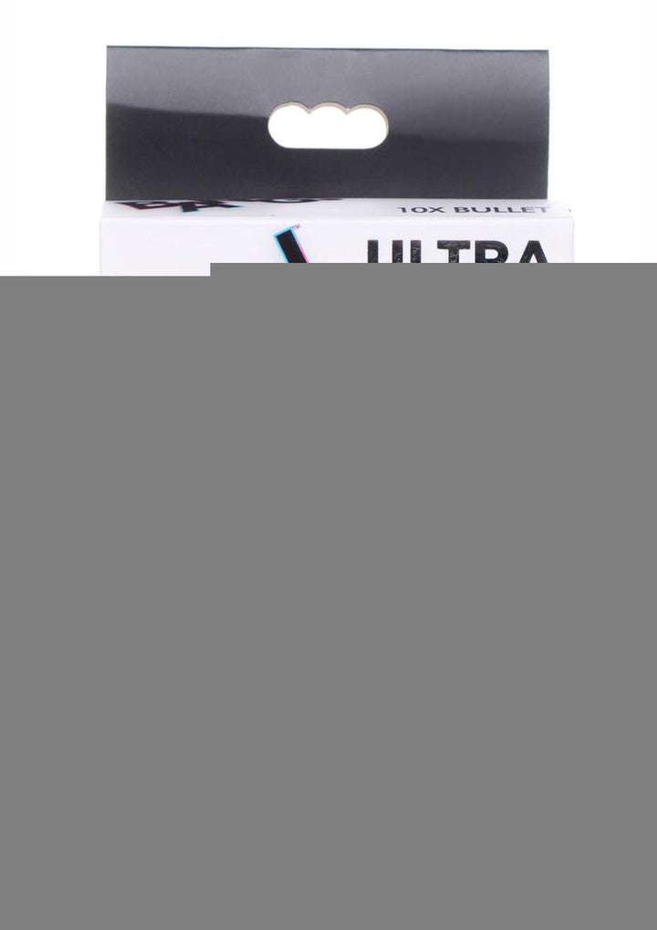 Bang! 10x Vibrating Metallic Rechargeable Bullet Vibrator - Black