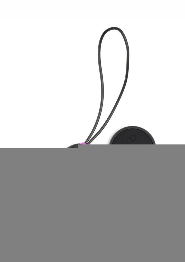 Bang! 28x Ribbed Rechargeable Silicone Egg with Remote Control - Purple