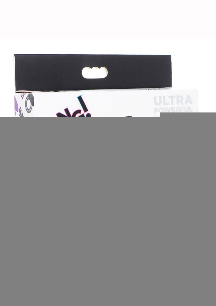 Bang! Silicone Rechargeable Cock Ring and Bullet with Remote Control - Black