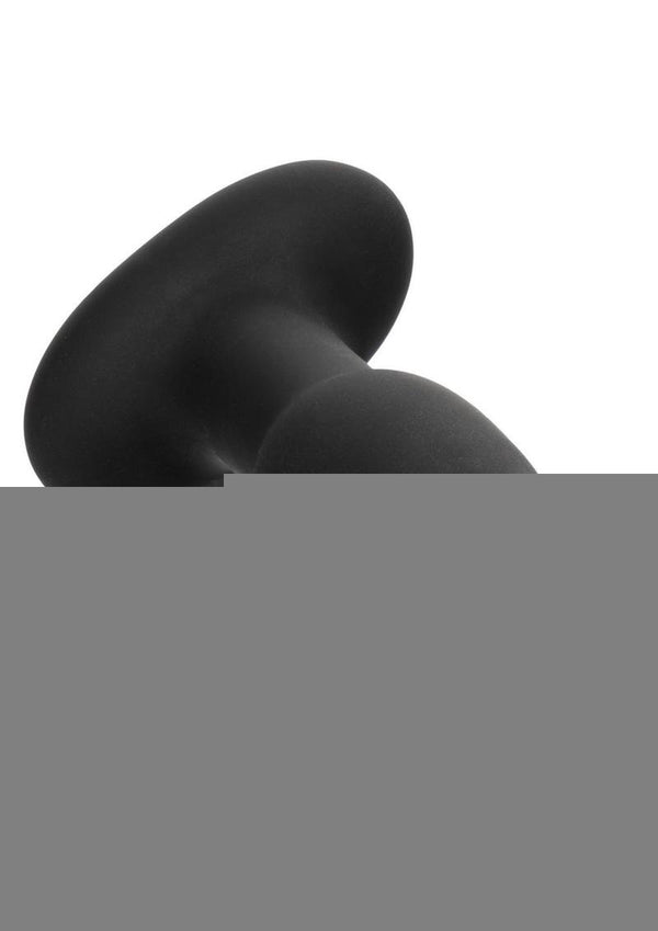 Bionic Pressure Rimming Probe Rechargeable Silicone Anal Stimulator - Black