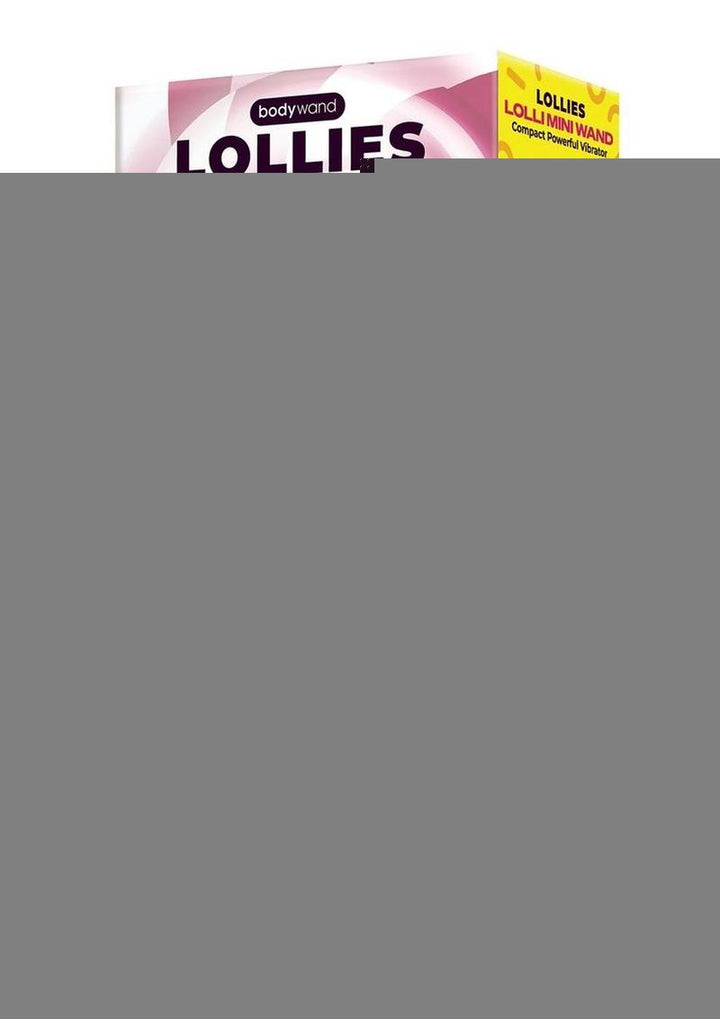 Bodywand Mini Lollies Rechargeable Silicone Mini Vibrator - Black