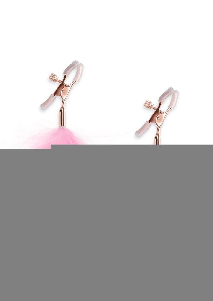Bound Nipple Clamps F1 - Metal/Pink/Rose Gold