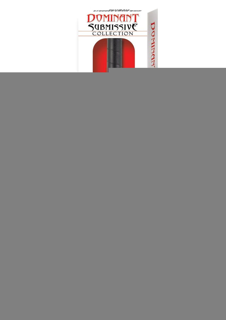Dominant Submissive Collection Ultimate Spiked Chain Whip - Metal/Silver