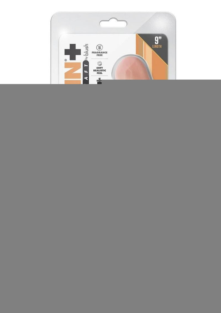 Dr. Skin Plus Thick Posable Dildo with Suction Cup - Vanilla - 9in