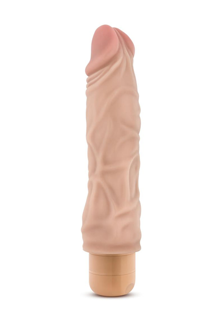 Dr. Skin Cock Vibe 10 Vibrating Dildo - Vanilla - 8.5in