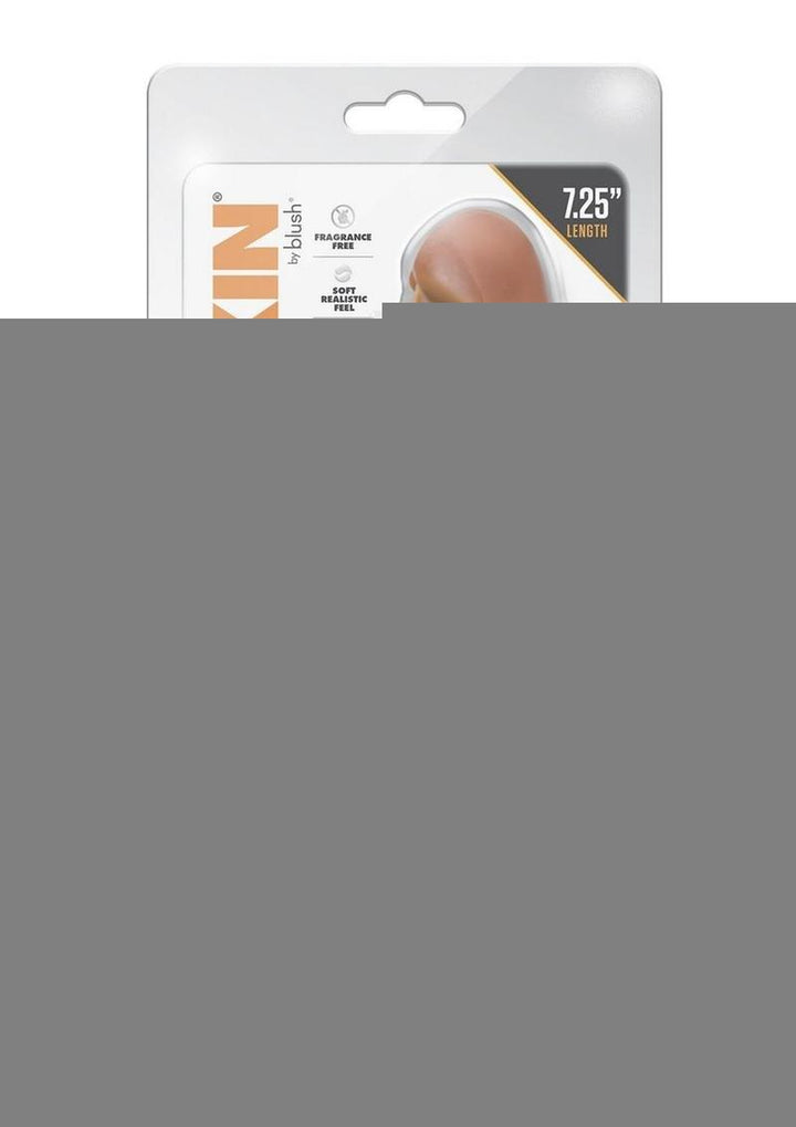Dr. Skin Dr. Paul Dildo with Balls and Suction Cup - Caramel - 7.25in