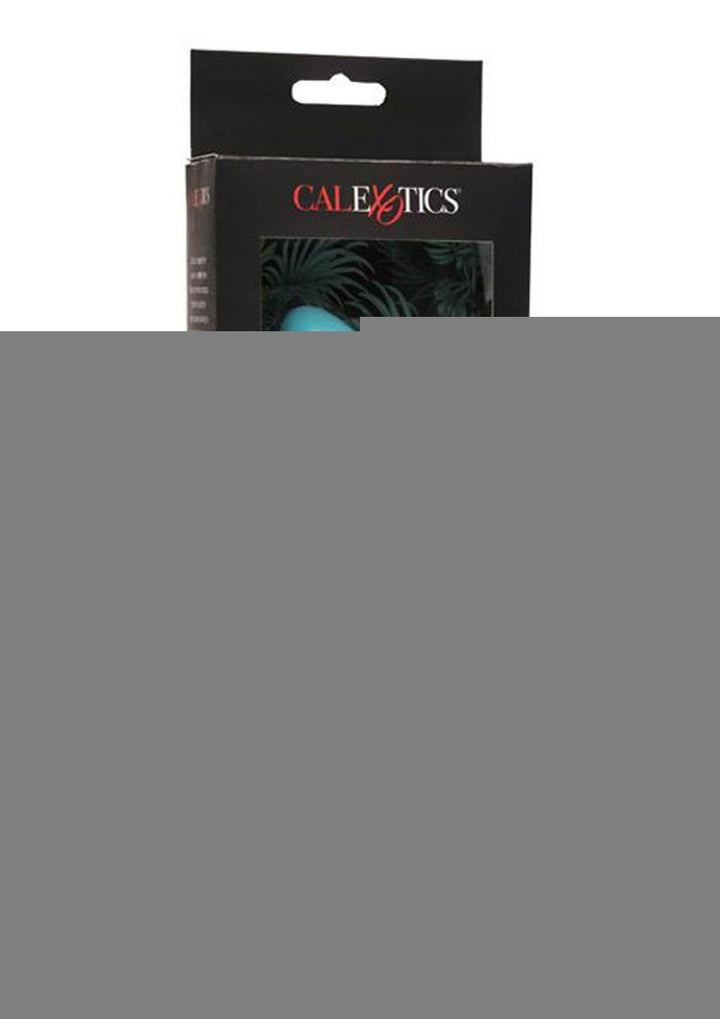 Eden Ripple Silicone Textured G-Spot Vibrator Waterproof - Blue - 6in