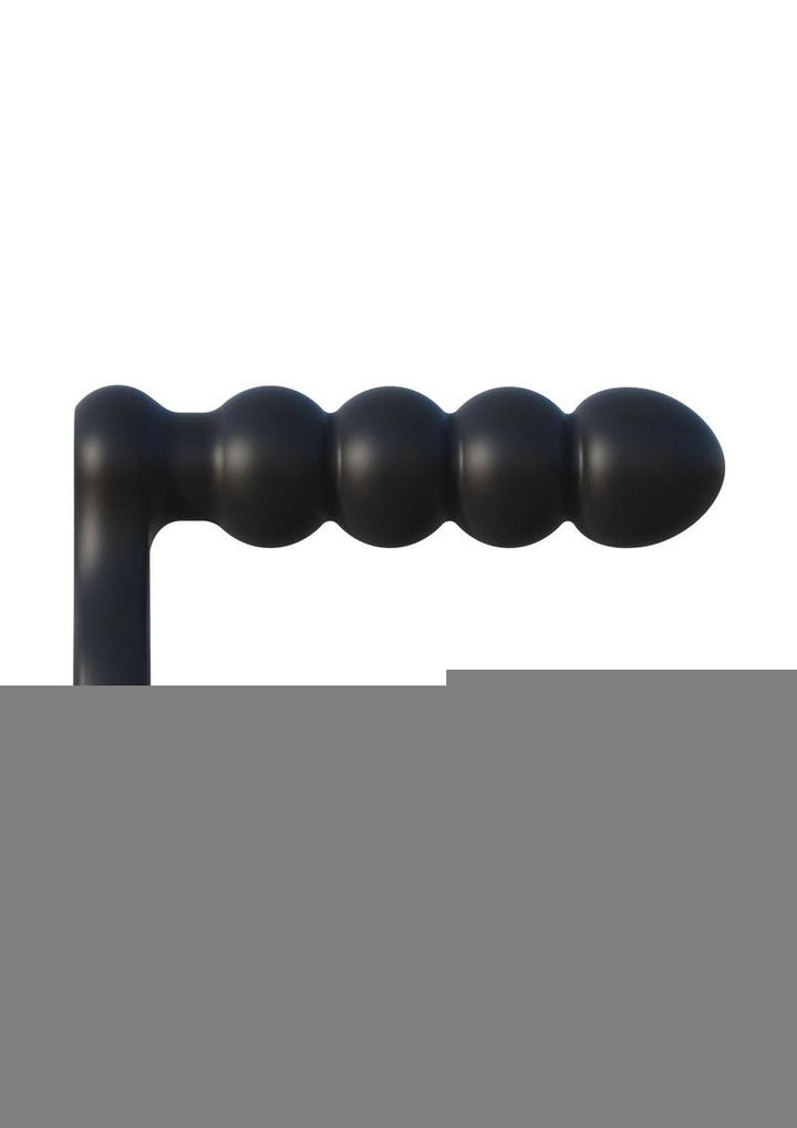 Fantasy C-Ringz Silicone Rechargeable Cock Ring Double Penetrator with Remote Control - Black