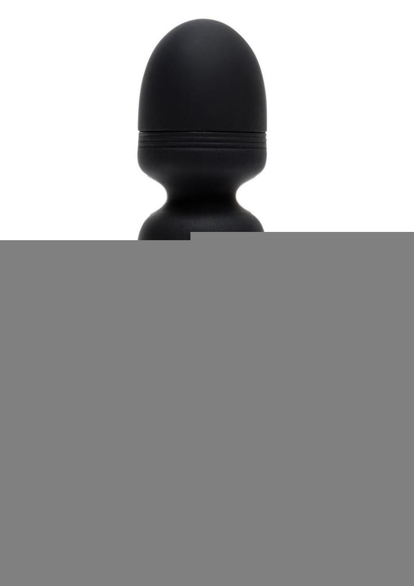 Fifty Shades Of Grey Sensation Rechargeable Silicone Mini Wand Vibrator - Black