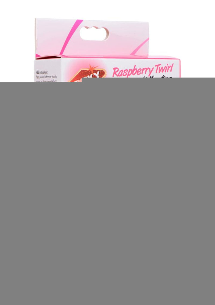 Frisky Raspberry Twirl 36x Swirled Silicone Rechargeable Vibrating Remote Control Egg - Magenta