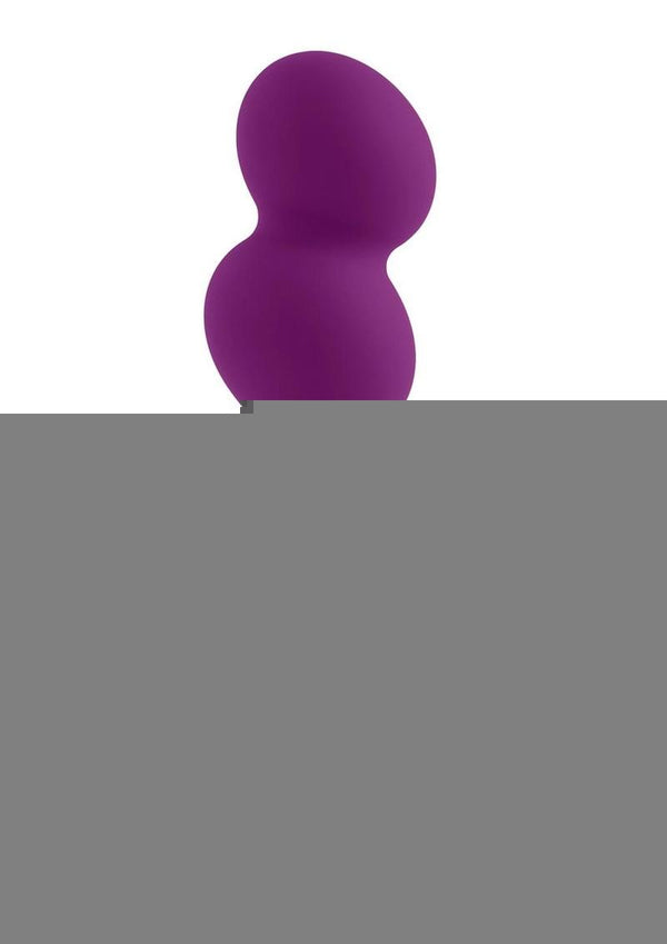 Gender X Ball Game Rechargeable Silicone Rotating Vibrator - Purple