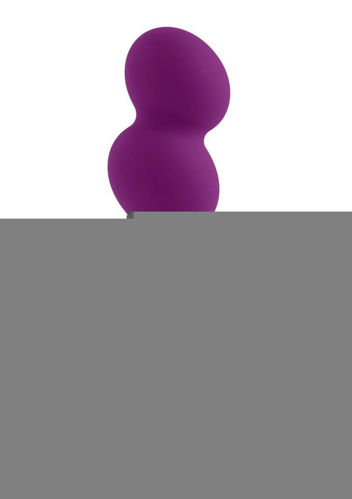 Gender X Ball Game Rechargeable Silicone Rotating Vibrator - Purple