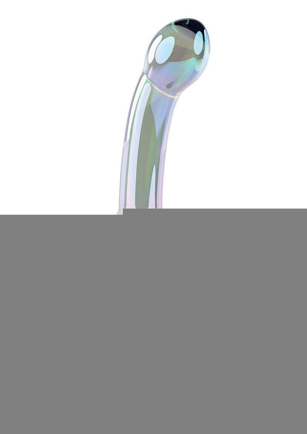 Gender X Lustrous Galaxy Wand Glass Dildo - Blue/Green/Multicolor/Purple