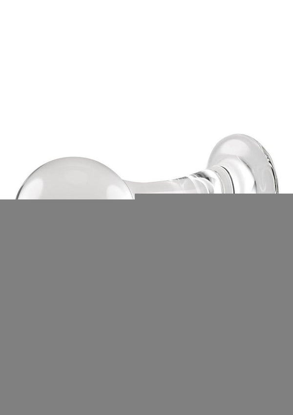 Gender X The Baller Glass Anal Plug - Clear