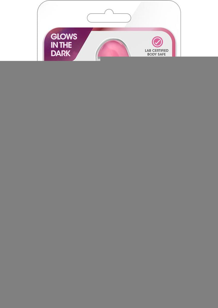 Glow Dicks The Banger Vibrating Dildo - Glow In The Dark/Pink - 9in