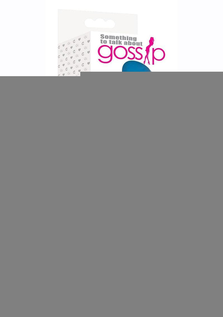 Gossip 20x Wavy Silicone Rabbit Vibrator - Blue