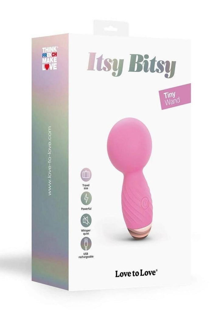 Itsy Bitsy Rechargeable Silicone Bullet - Pink/Pink Passion
