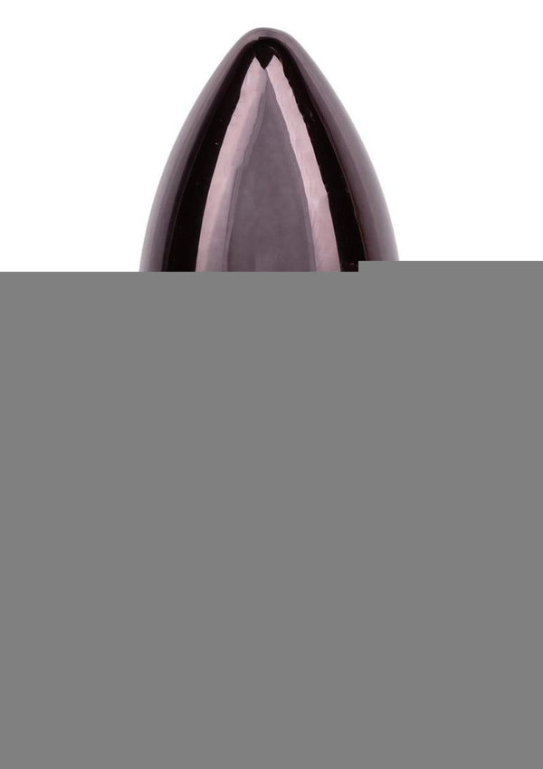 Jewel Black Diamond Heart Anal Plug - Black - Small
