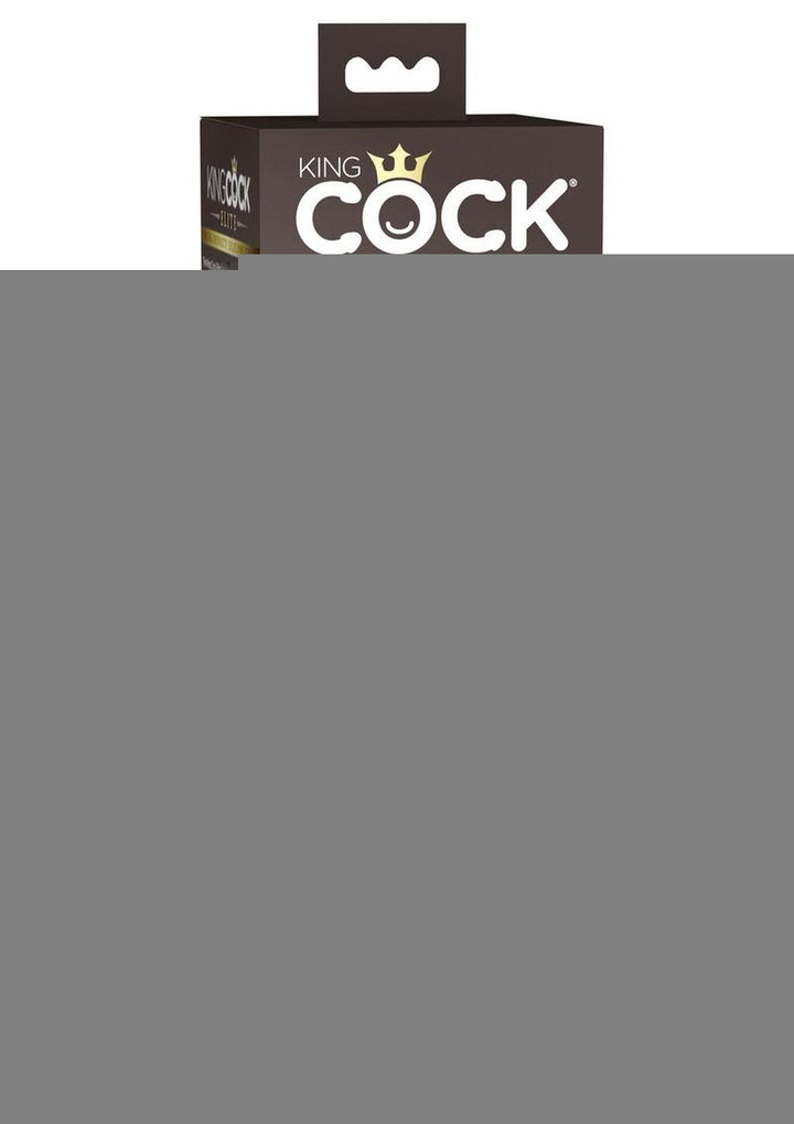 King Cock Elite Dual Density Silicone Dildo - Vanilla - 7in