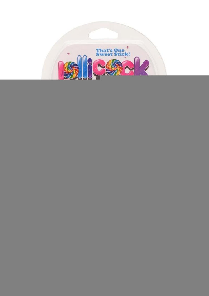 Lollicock Slim Stick Dildo - Berry Ice/Blue - 6in
