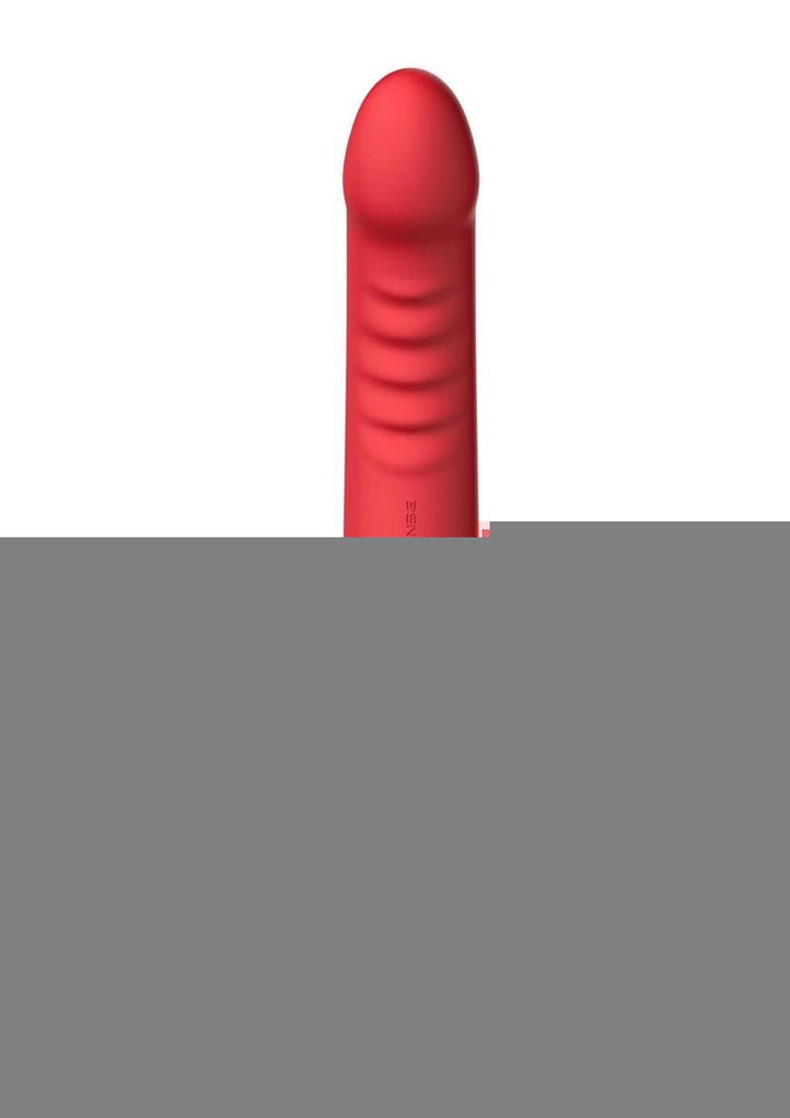 Lovense Mission 2 Silicone Rechargeable Vibrator - Red