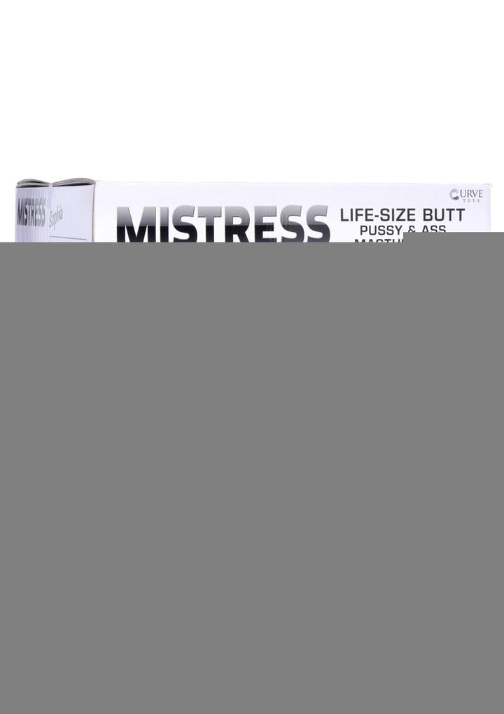 Mistress Bottoms Up Sophia Life Size Butt Pussy and Ass Masturbator - Caramel
