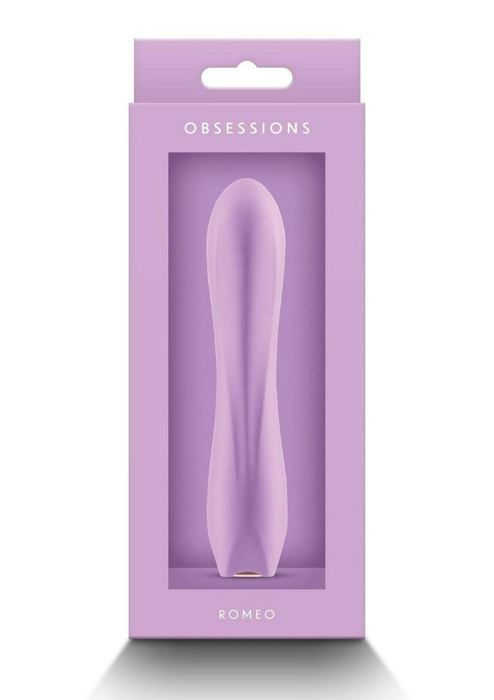 Obsessions Romeo Rechargeable Silicone Vibrator - Lavender/Purple