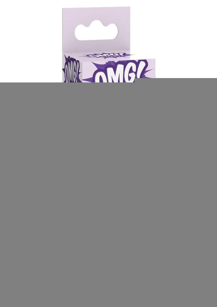 Omg! Bullets #Play Rechargeable Silicone Vibrating Bullet - Purple