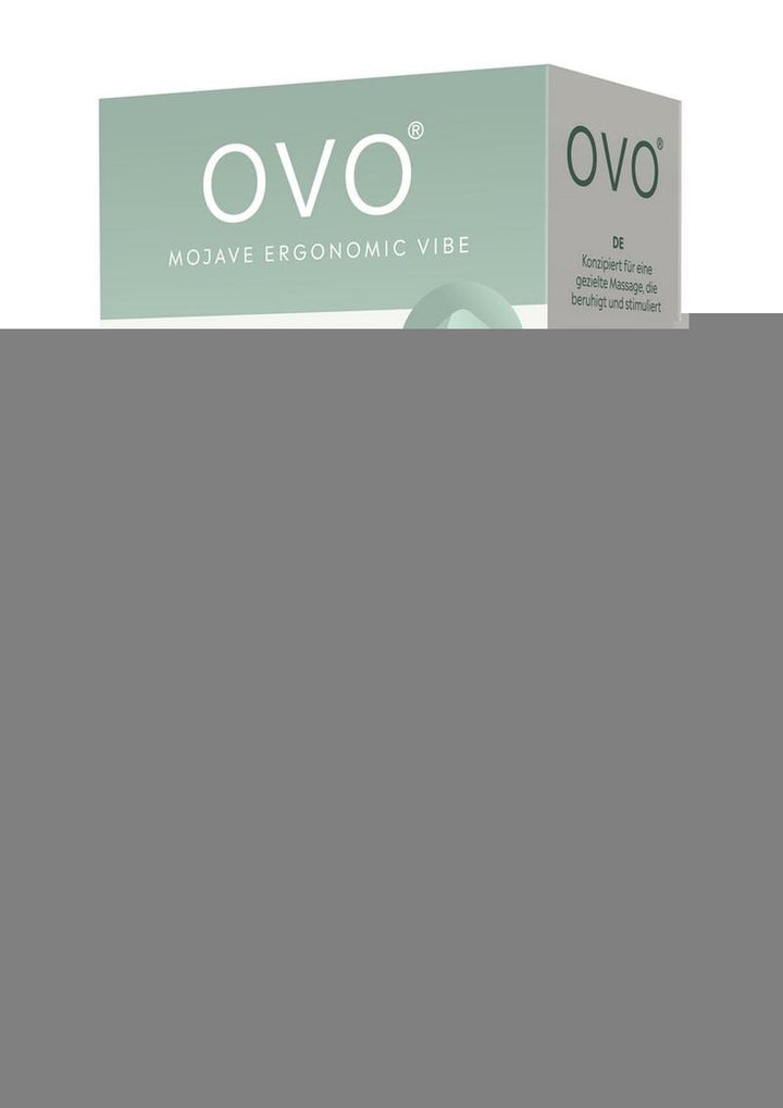 OVO Earth Mojave Mini Rechargeable Silicone Vibrator - Green