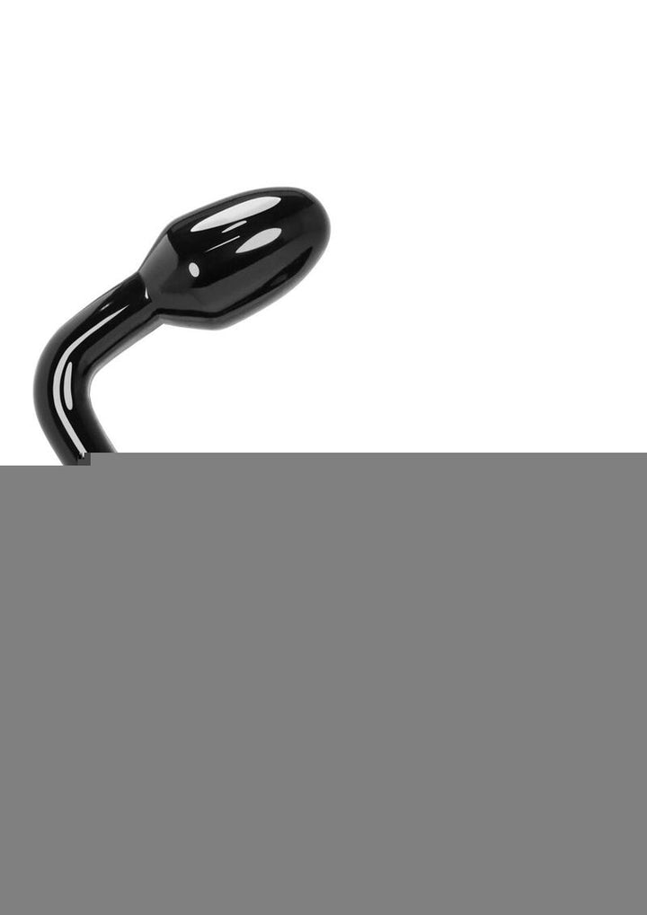 Oxballs Tailpipe Chastity Cock Lock with Butt Plug - Black
