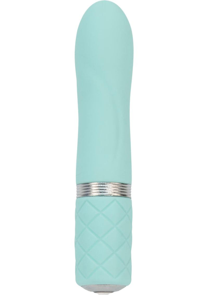 Pillow Talk Flirty Rechargeable Silicone Bullet - Teal