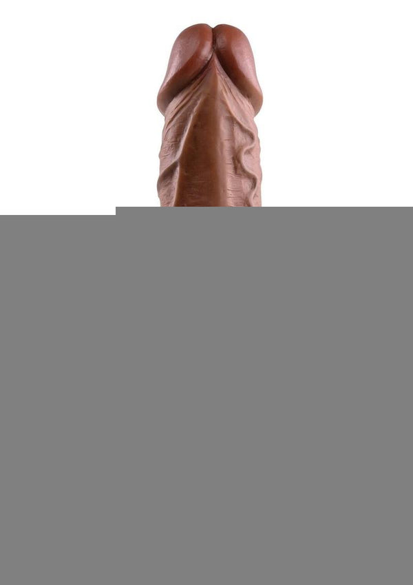 Realistic Dildo - Chocolate - 8in