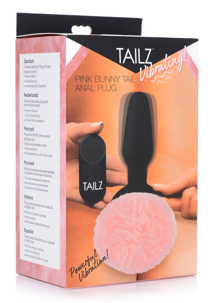 Tailz Vibrating Bunny Tail Anal Plug skitzokitty Tailz Vibrating Bunny Tail Anal Plug skitzokitty