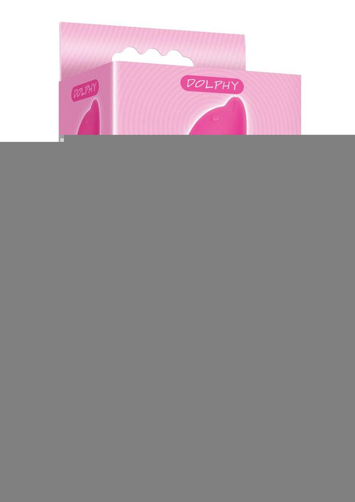 The 9's - Pinkies, Dolphy Silicone Mini Vibrator - Pink - 4.5in