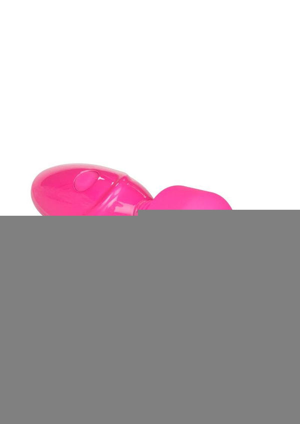 Tiny Teasers Bunny USB Rechargeable Mini Vibrator Silicone Rabbit Head Waterproof - Pink