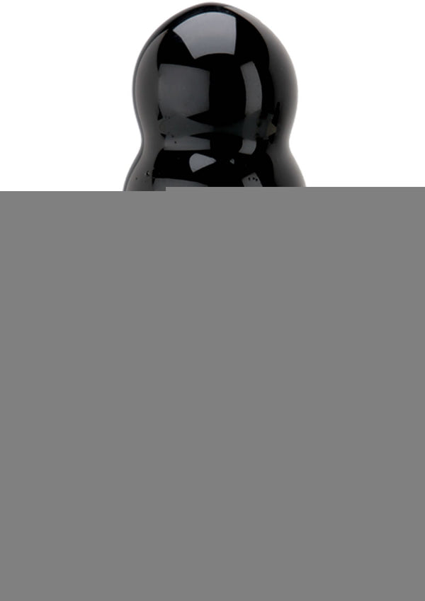Titanmen Master Tool #4 Triple Ripple Anal Plug - Black - 6.5in