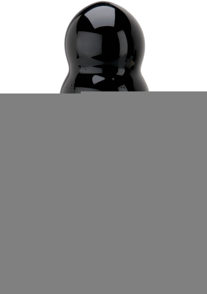 Titanmen Master Tool #4 Triple Ripple Anal Plug - Black - 6.5in