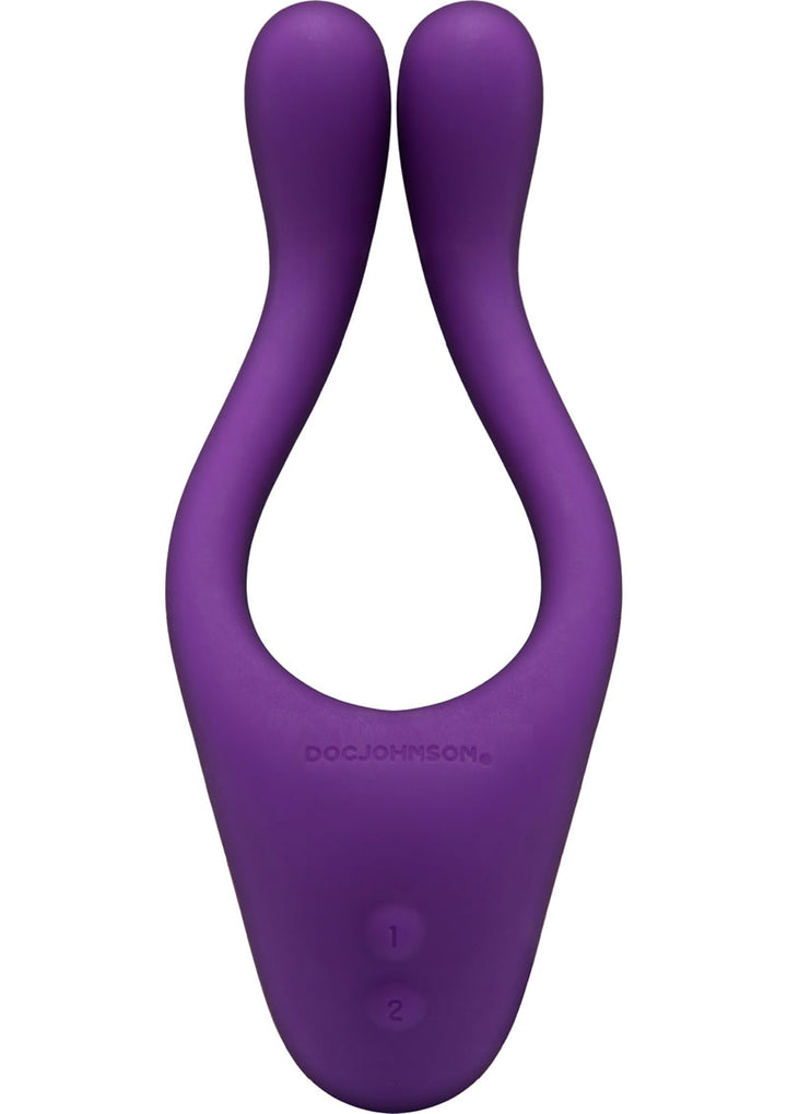 Tryst Rechargeable Multi Erogenous Zone Silicone Massager Waterproof - Purple