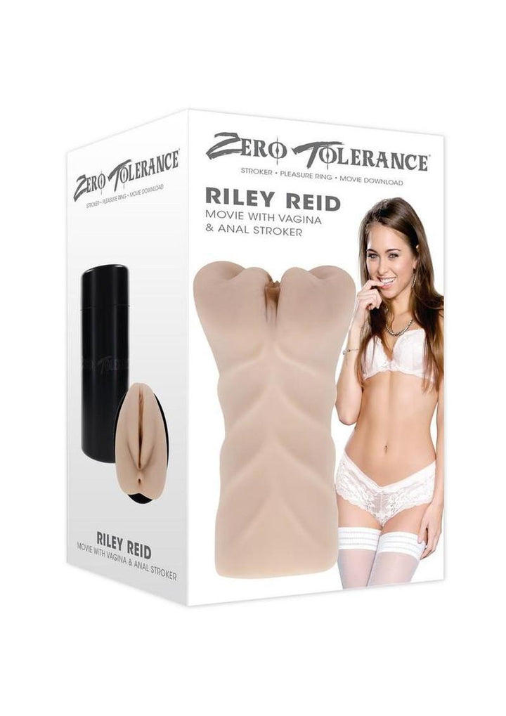 Zero Tolerance Riley Reid Movie Download with Vaginal and Anal Stroker - Vanilla