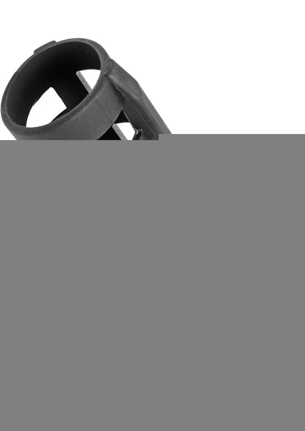 Zeus Electrosex Power Cage Silicone E-Stim Cock and Ball Sheath - Black